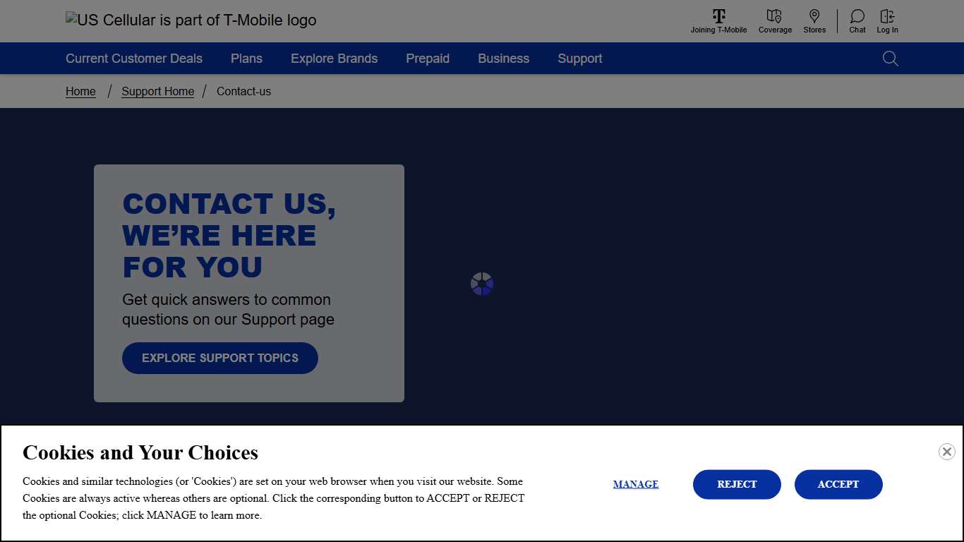 Support-Contact Us UScellular