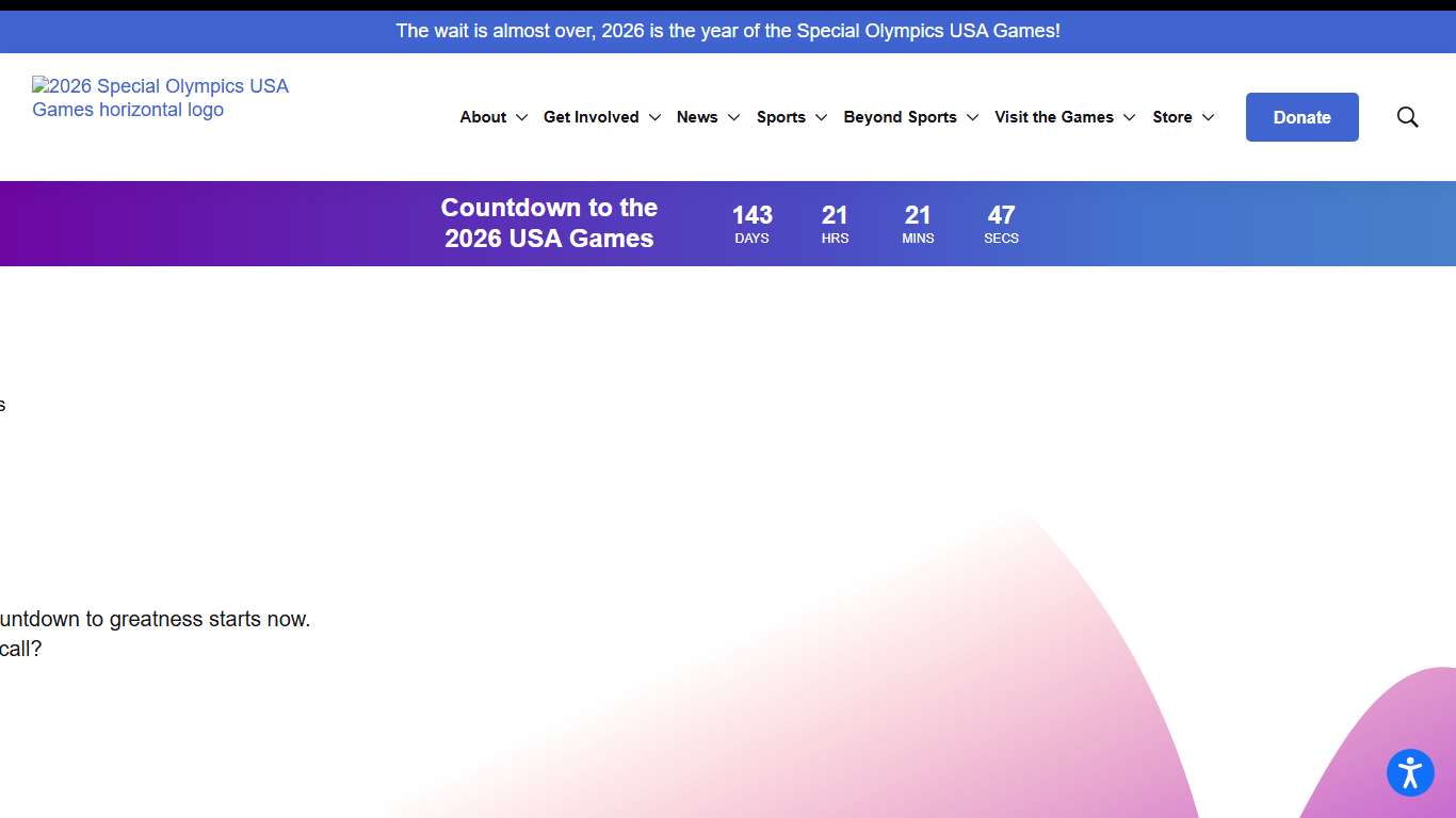 2026 Special Olympics USA Games